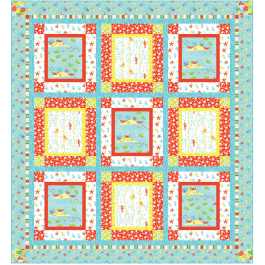 Down by The Sea QUILT by Heidi Pridemore