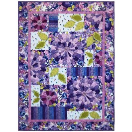 Dressden Fantasy Bloom Quilt by Marinda Stewart /42"x58"