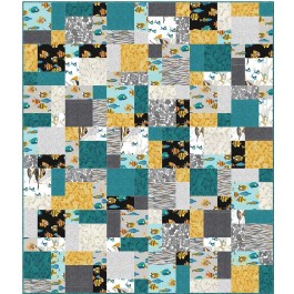 Easy Basket Quilt by Cluck Cluck Sew /55"x64"