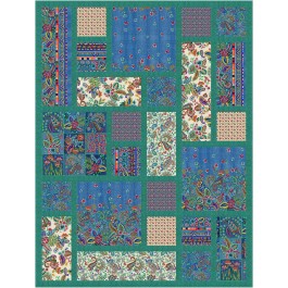 Tossed embroidery tiles feat. embroidery bloom by ladebug design