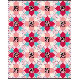 Bloomin" Enchanted Dreams Twin Quilt by Miss Winnie Designs 72"x90"