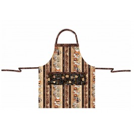 Home and Garden Apron feat. espresso yourself By Poorhouse Quilt Design  
