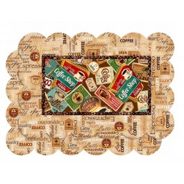 Scalloped Mats feat. espresso yourself By Poorhouse Quilt Design