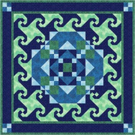 Dream Trails Quilt feat. Fairy Frost by  by Joy Heimark