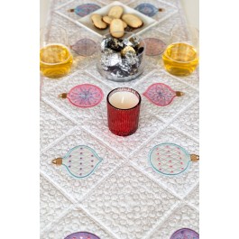 Table Runner feat Fairy frost  by Sarah Vedeler Designs