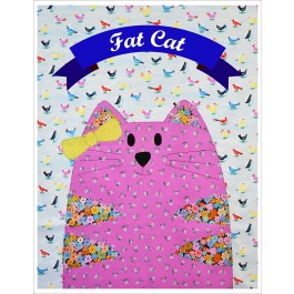 Fat Cat Quilt  by Shiny Happy World /42"x42"