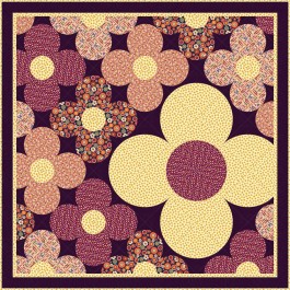 Groovy Flowers feat. Feelin' Groovy bySiobhan Fitzpatrick-free pattern available in August, 2025