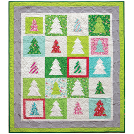 Festive Forest Quilt by Patty Sloniger / 41x56"