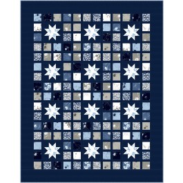 Starlit Picnic quilt flora bella by canuck quilter designs