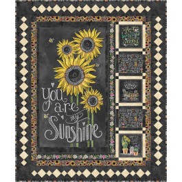 SUNSHINE DAY BY PROJECT HOUSE 360 QUILT FEAT. FLOWER MARKET 