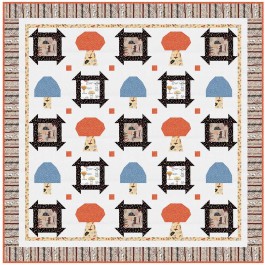 Forest Findings Quilt by Natalie Crabtree /72"x72"