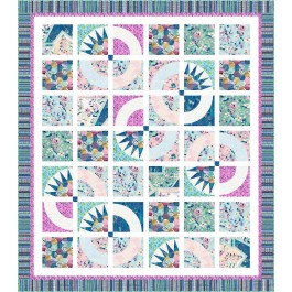 Garden Window Quilt by Wendy Sheppard /75.5"x86"