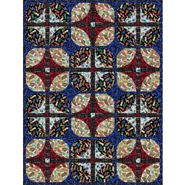 courtyard quilt gilded age by everyday stitches 