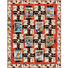 PIN UPS BY TAMARINS QUILT FEAT. GIRLS GONE FISHING 