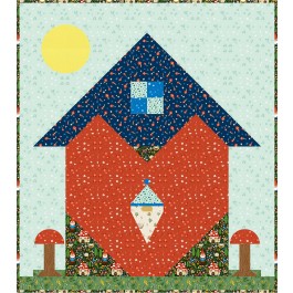 The Heart of a Gnome Quilt by Charisma Horton /47"x53"