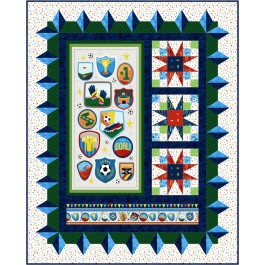 trophy case feat. goal getter by project house 360 - free pattern available in february, 2026