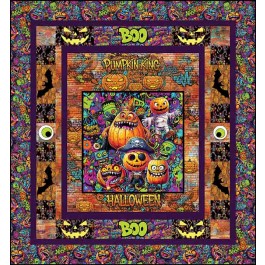 The Pumpkin King Quilt feat. Graff Monsta Crew by The Whimsical Workshop