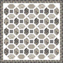 crown jewels black hampton court by Christine Stainbrook quilt 