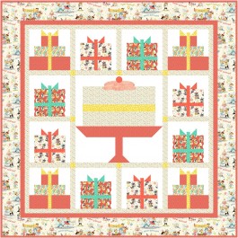 Happy Birthday Warm Quilt by Natalie Crabtree /78"x78"