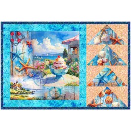 Flock of Geese Placements (Set of 6) feat. Harbor Days by The Fabric Addict