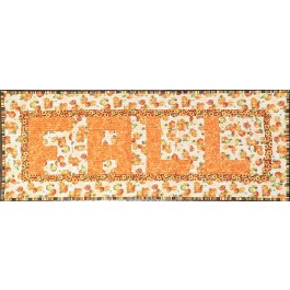 Pumpkin Farm Table Runner by Daisi Toegel