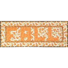 Pumpkin Farm Table Runner by Daisi Toegel