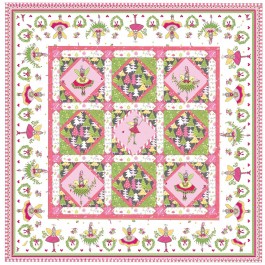 Magic Pixie Quilt by Marsha Moore /51"x51"