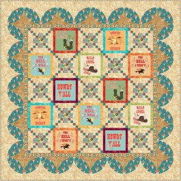 Boots, Class and Sass Quilt feat. Howdy Cowgirl by Project House 360