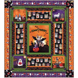 Howl-O-Ween Quilt by Heidi Pridemore /54"x60"