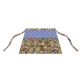 Painted Garden Apron feat. Hunks Gone Gardening by Brianna Roberts - free pattern available January 2027