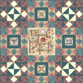 I Have a Notion Quilt by Susan Emory /60"x60"