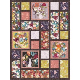 Tossed Imperfect Tiles Quilt feat Imperfectly Perfect by Ladeebug Design