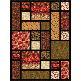 Royal Dream Tiles Quilt feat. Jacobean Dreams by Ladeebug Design