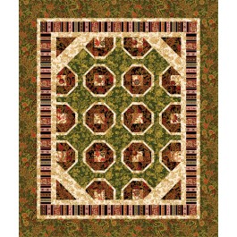 Magic Carpet Ride Quilt feat. Jacobean Dreams by Whimsical Workshop 