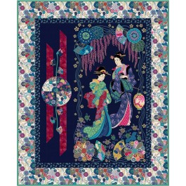 geisha feat. kamakura sisters by project house 360 - free pattern available in february, 2026