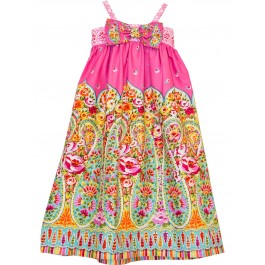 Kashmir Gardens Simple Bow Dress