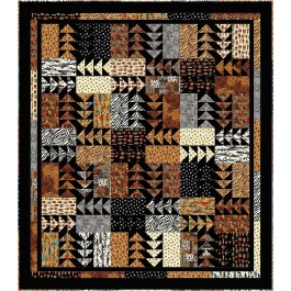 Rush Hour Quilt by the fabric addict 88"x100"