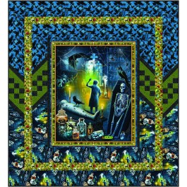Panel Glow Quilt feat. Lab of Horrors by Swirly Girls Design