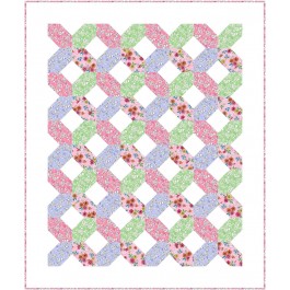 Hugs and Kisses La Fiesta Quilt by Swirly Girls Design - 55"x67"