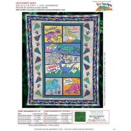 Let's Party feat. Dino Pizza Party by Marsha Evans Moore Kitting Guide