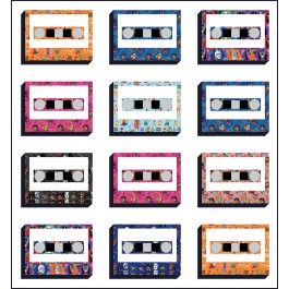 mix tape - legends of lucha libre by on williams street /63"x68"