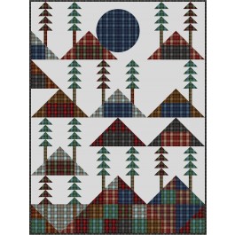Mountain Lodge by Charisma Horton /54"x72" (fat quarter Friendly)