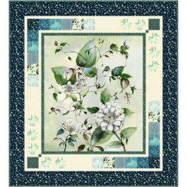 Gwendolyn's Greenhouse Quilt feat. Meadow Garden by Natalie Crabtree