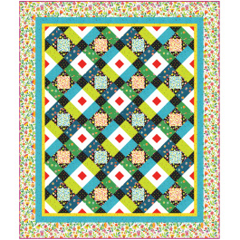 Melodies Quilt by Heidi Pridemore / 64x76"