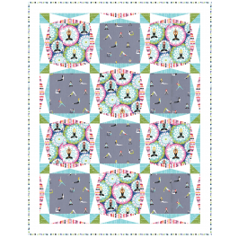 Namaste Quilt by Heidi Pridemore /36"x46"