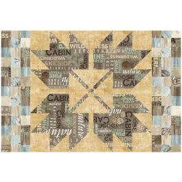 MAPLE MEDLEY PLACEMAT BY SEW MUCH MOORE QUILT FEAT. NATURE'S LANDSCPAES 