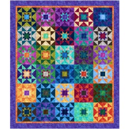 Nighttime by the river Patina by Bea Lee Quilt