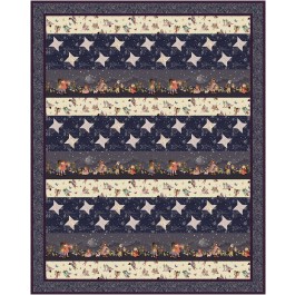 Wishing Stars feat.Nocturnal Garden by Natalie Crabtree-free pattern available  in July, 2025
