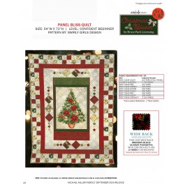 Panel Bliss feat. Christmas Bloom by Swirly Girls Design  KITTING GUIDE