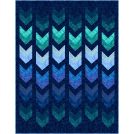 Rush Ocean Quilt feat. Patina by Canuck Quilter Designs